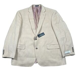 Jean-Paul Germain 100% Camel Hair Sport Coat Size 46R NWT $175